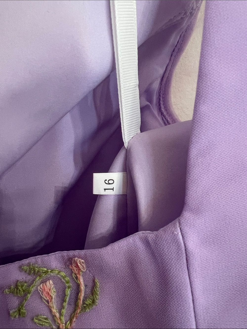 JJs House Lavender Embroidered Midi Dress - Picture 2 of 3
